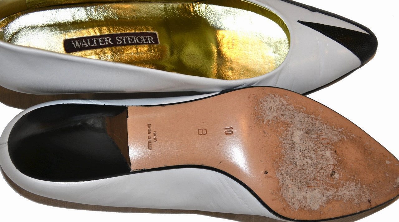 10B Walter Steiger Vintage Handmade Shoes Italy Asics Shoe Size Compared To Adidas