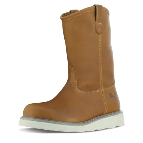 10" Wellington Soft Toe Work Boots for Men and Safety Footwear and Electrical Hazard Rated Country Work Boots