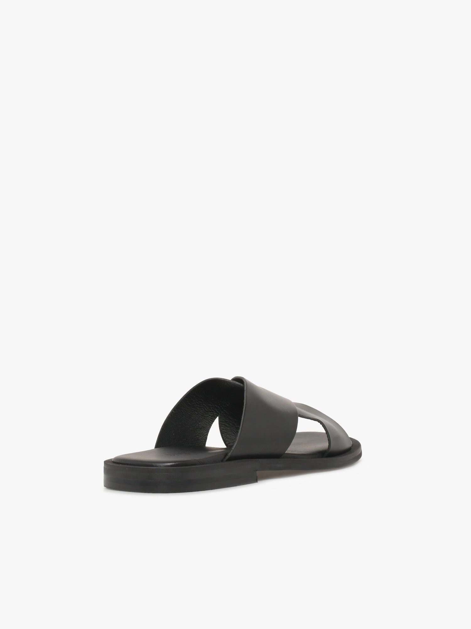 1730 Nero Vacchetta Nappa Strap Up Sandals