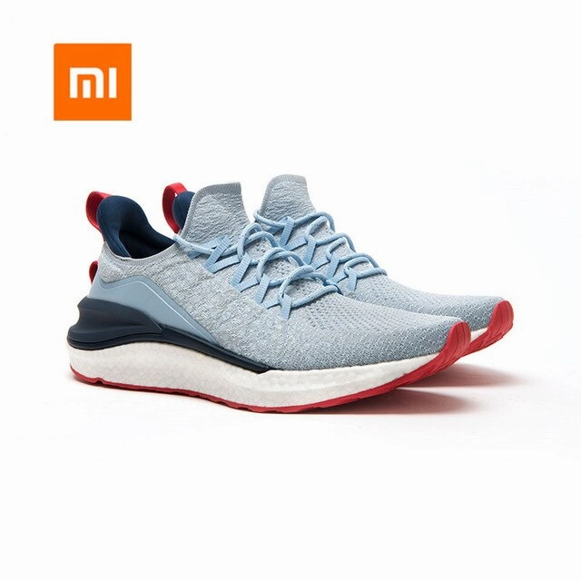 2020 Newest Xiaomi Mi Mijia Shoes 4 Men Running Sport Sneakers FREE FORCE Midsole Update Rubber Outsole Overall Machine Washable Running Shoes Asics Gel-nimbus 25