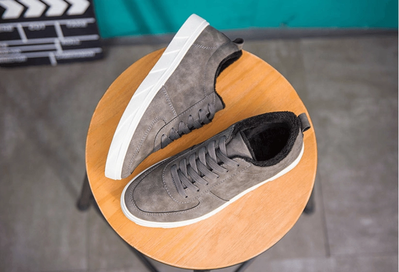 2021 autumn and winter new men's shoes suede shoes low to help students shoes sports shoes plus cotton plus velvet Asics Gt 2000 10 Running Shoes Reviews