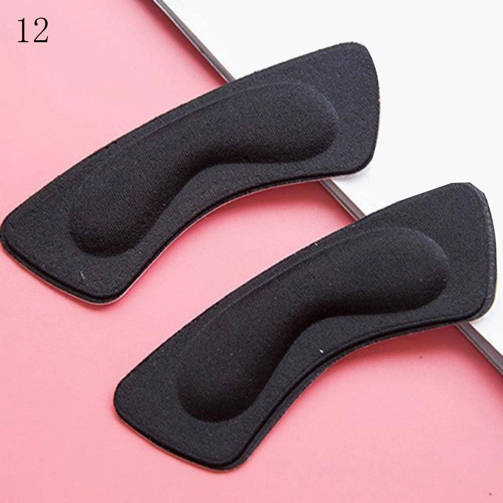 Asics Sneakers Shoes 2pcs Practical Sticky Fabric Heel Inserts/ Insoles Pads Cushion