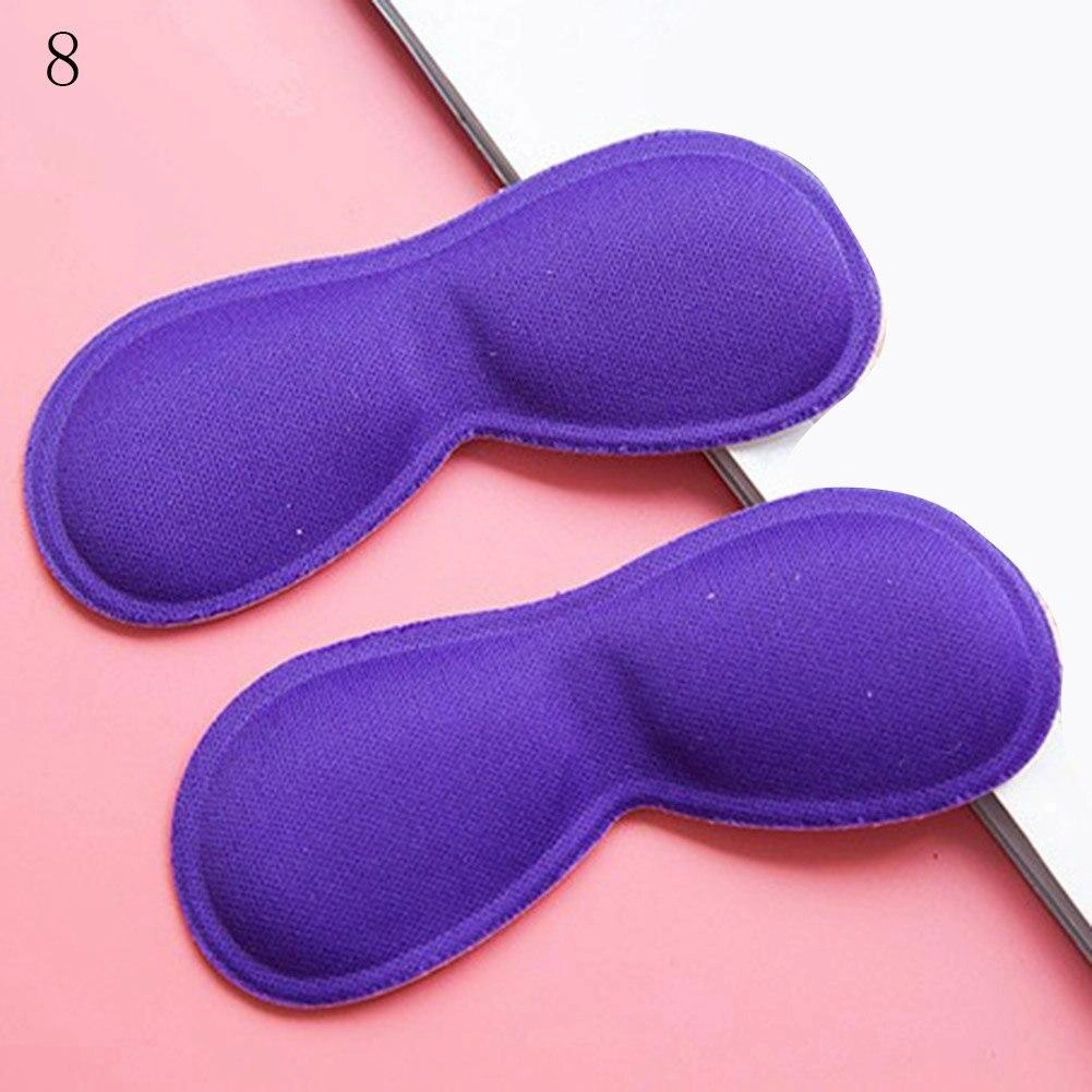 Asic Skate Shoes 2pcs Practical Sticky Fabric Heel Inserts/ Insoles Pads Cushion