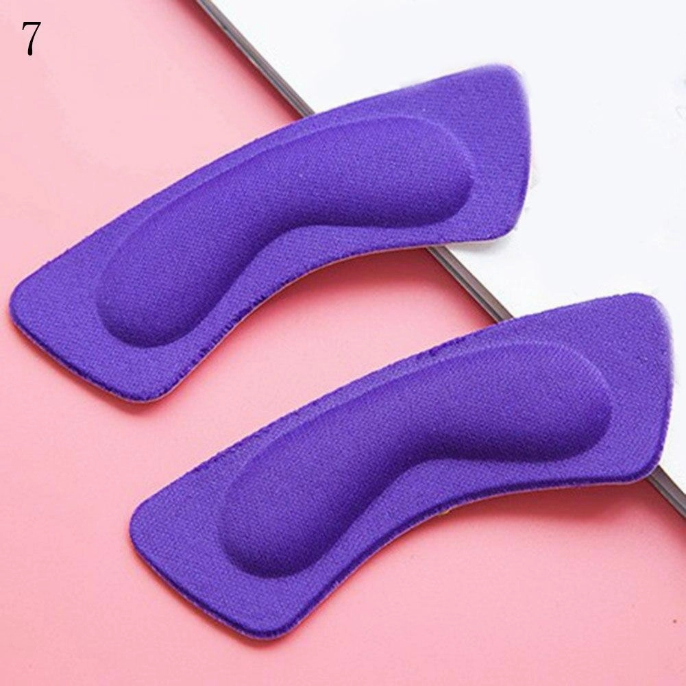 2pcs Practical Sticky Fabric Heel Inserts/ Insoles Pads Cushion Asics Dynablast Running Shoes