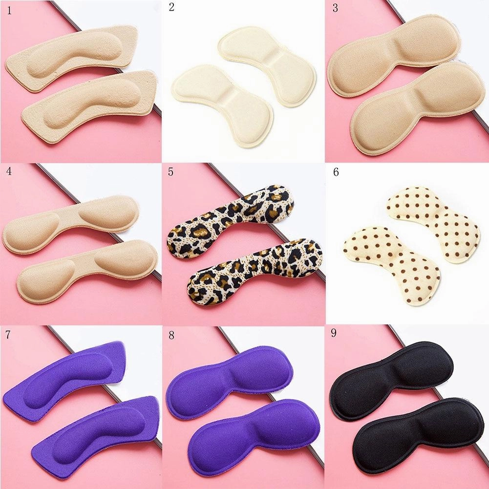 2pcs Practical Sticky Fabric Heel Inserts/ Insoles Pads Cushion Asics Volleyball Shoes Price Philippines