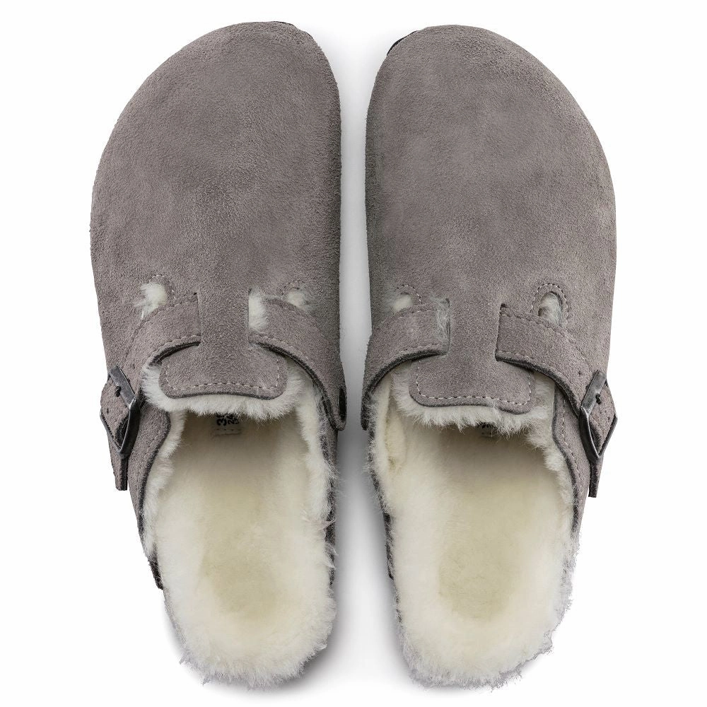 'Birkenstock' Women's Boston Shearling - Stone Coin / Natural Cole Haan Dress Shoe