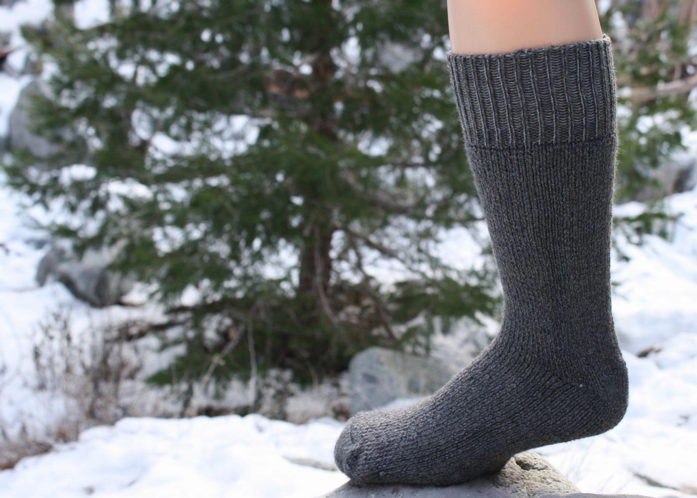 Old School Hiking Boots "Superwarm" Heavy Extreme Alpaca Socks