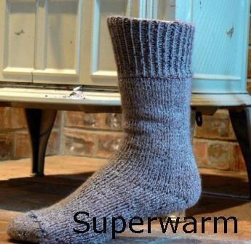 "Superwarm" Heavy Extreme Alpaca Socks Hiking Boots Cover Ankle