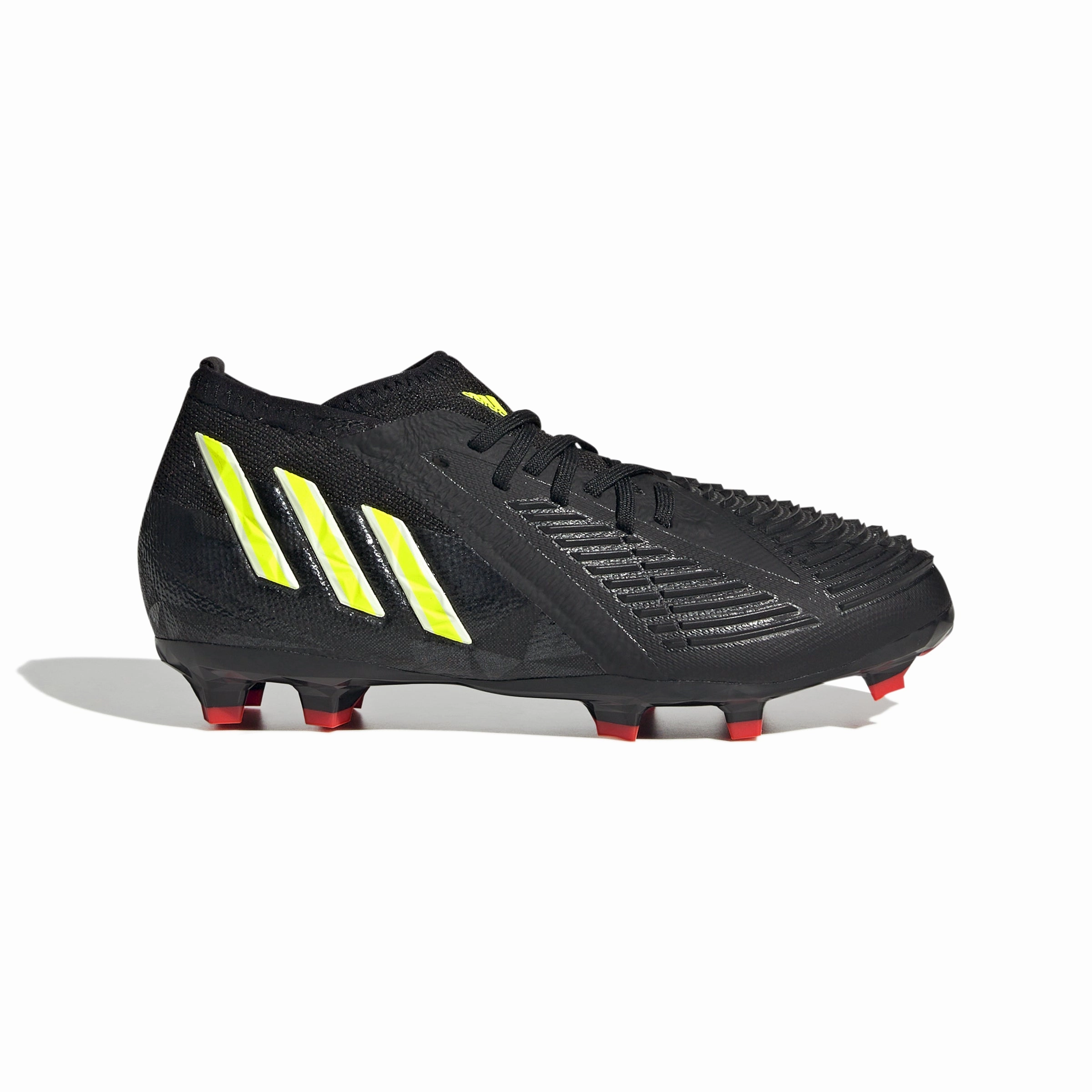 Soccer Cleat Sales adidas Kids Predator Edge 1 FG J Soccer Cleats Black/Yellow
