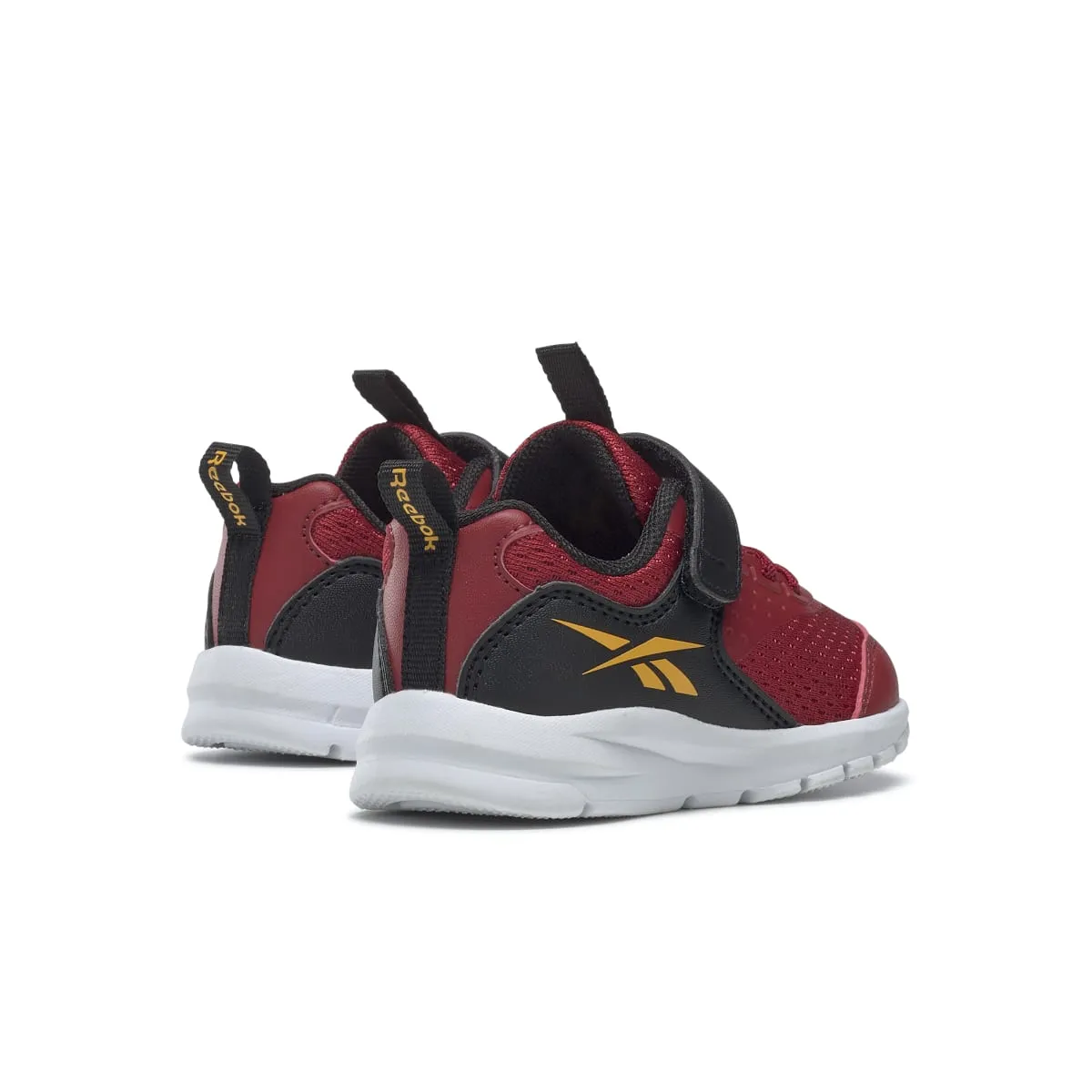 REEBOK GW1250 RUSH RUNNER 4.0 TD INF'S (Medium) Red/Gold/Black Synthetic & Textile Running Shoes High Mobility Stay Dry