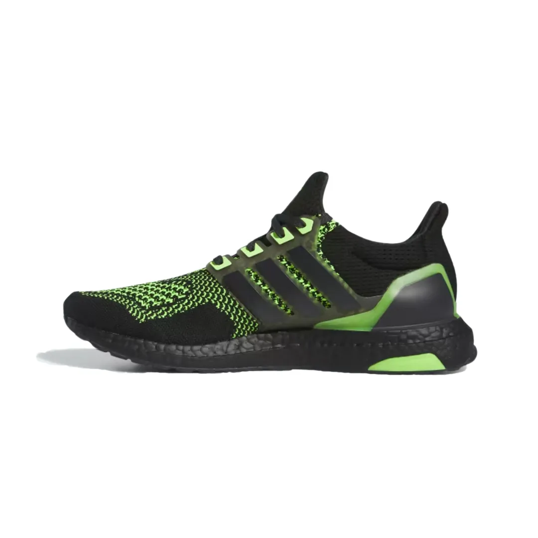 Family Run ADIDAS ID9682 ULTRABOOST 1.0 MN'S (Medium) Black/Carbon/Lemon PrimeKnit Textile Running Shoes