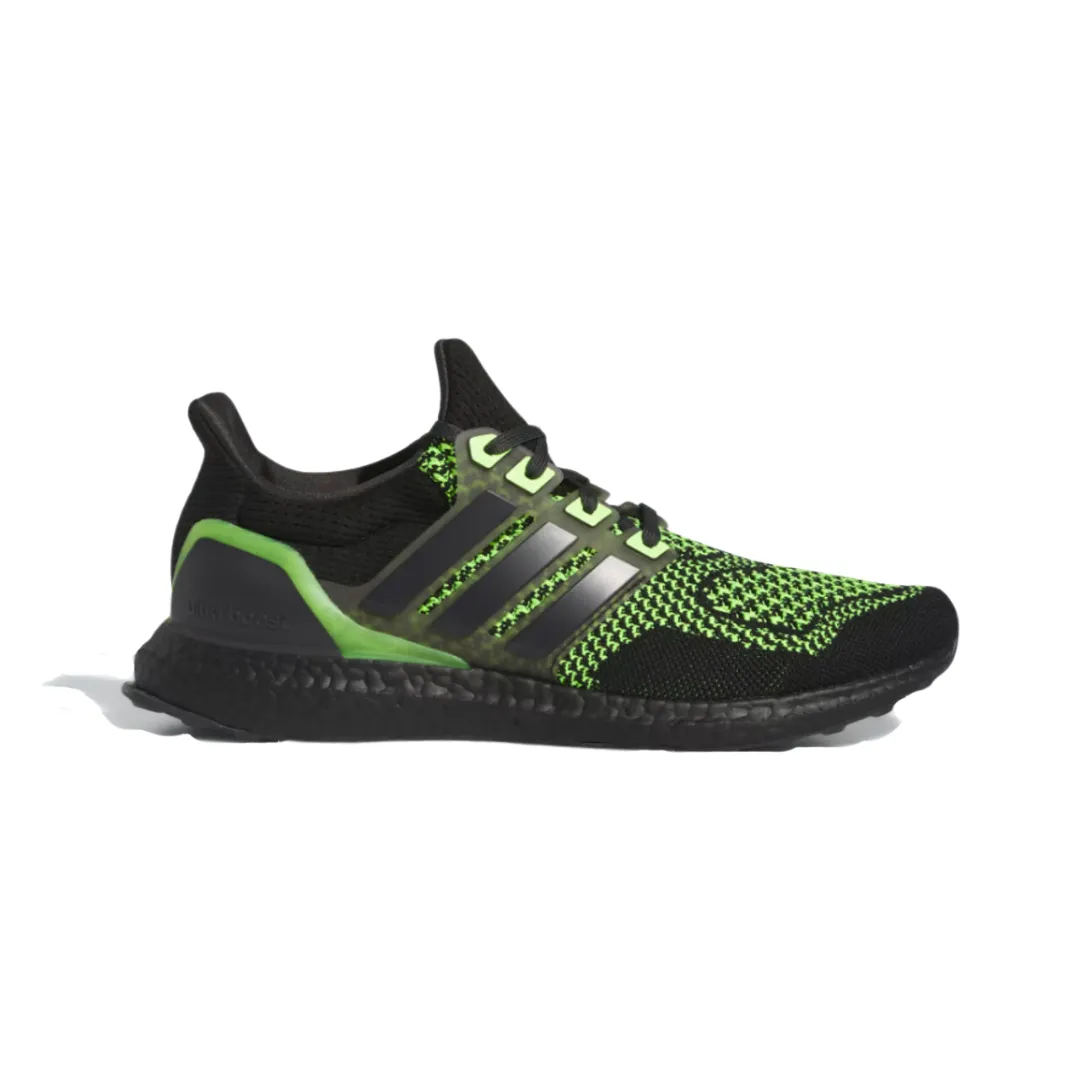 Eco conscious Quick Grip ADIDAS ID9682 ULTRABOOST 1.0 MN'S (Medium) Black/Carbon/Lemon PrimeKnit Textile Running Shoes