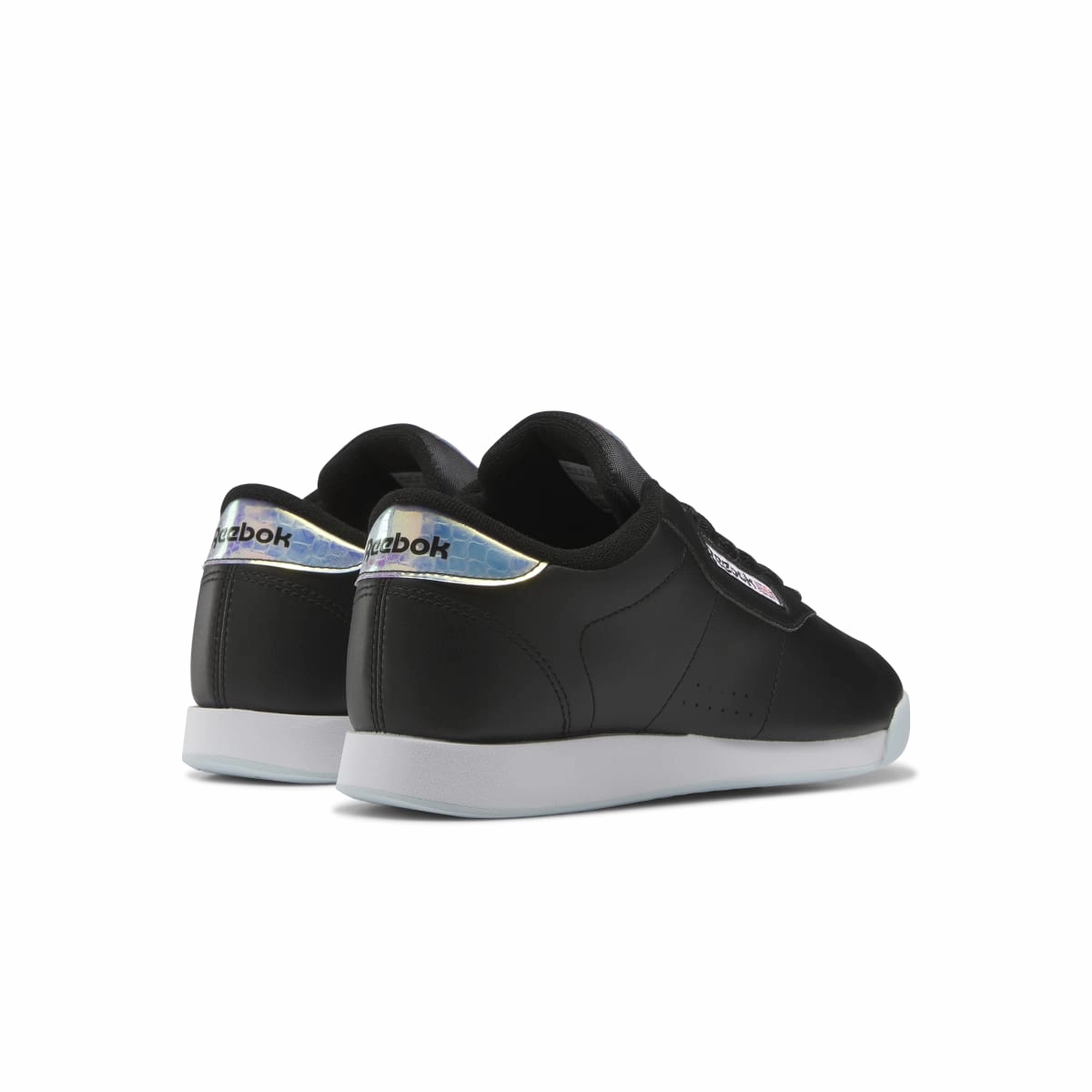 Minimalist Style REEBOK HP9022 PRINCESS WMN'S (Medium) Black/White/Blue Synthetic Lifestyle Shoes
