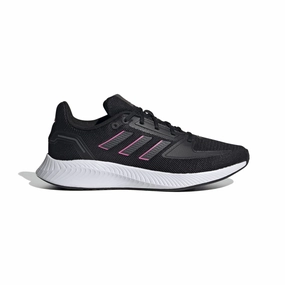 Fresh Tone Media Pop ADIDAS FY9624 RUNFALCON 2.0 WMN'S (Medium) Black/Gray/Pink Mesh Running Shoes