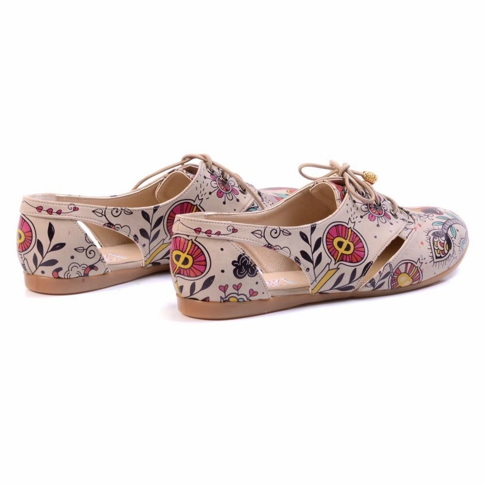 Pattern Ballerinas Shoes YAB101 Jungle Path Road Long