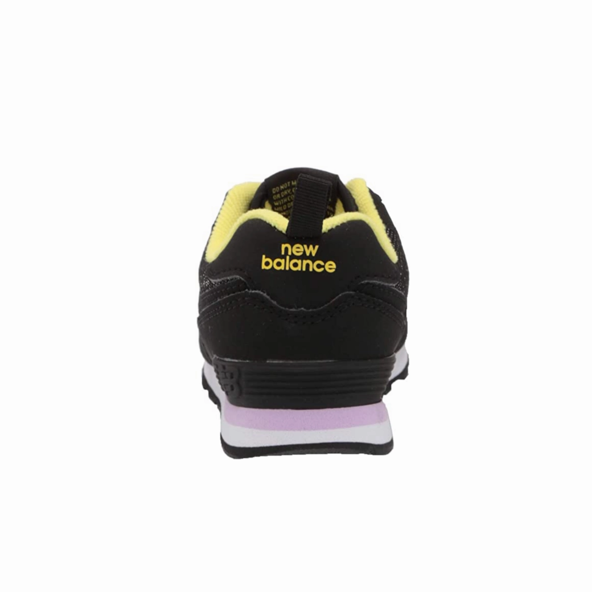 NEW BALANCE ID574FX2 574 BUNGEE LACE INF'S (Wide) Black Synthetic Running Shoes Pet Hike