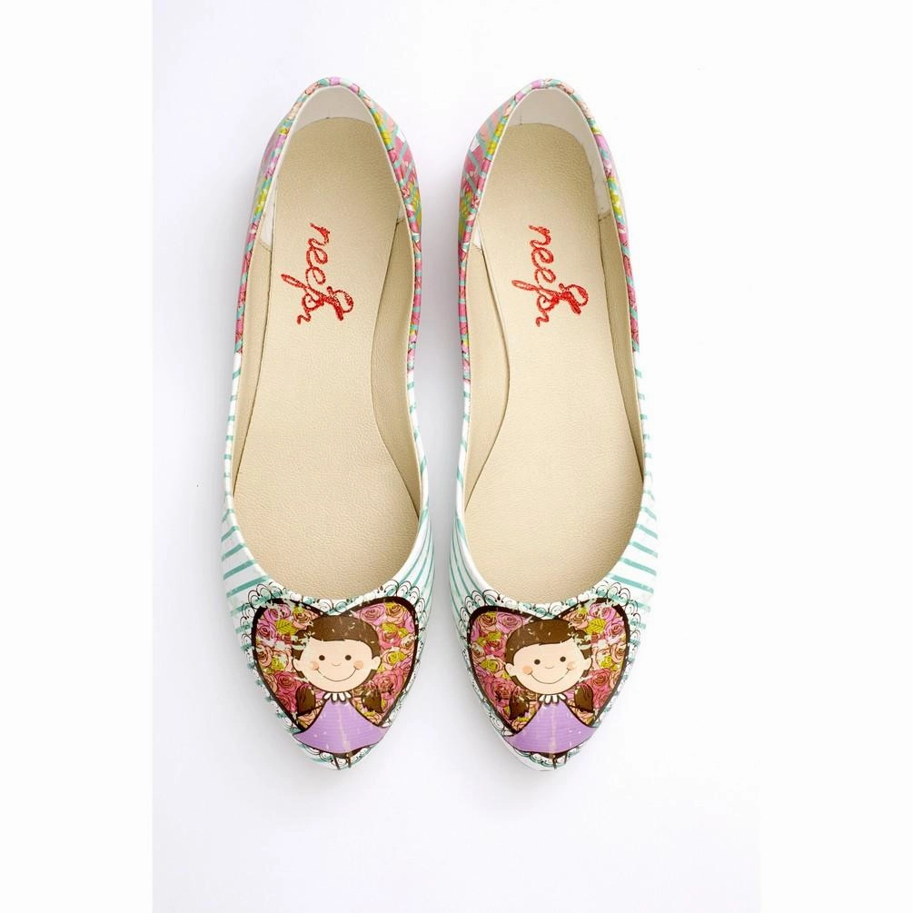 Comfort Padding Quick Fit Cute Girl Ballerinas Shoes NSS357