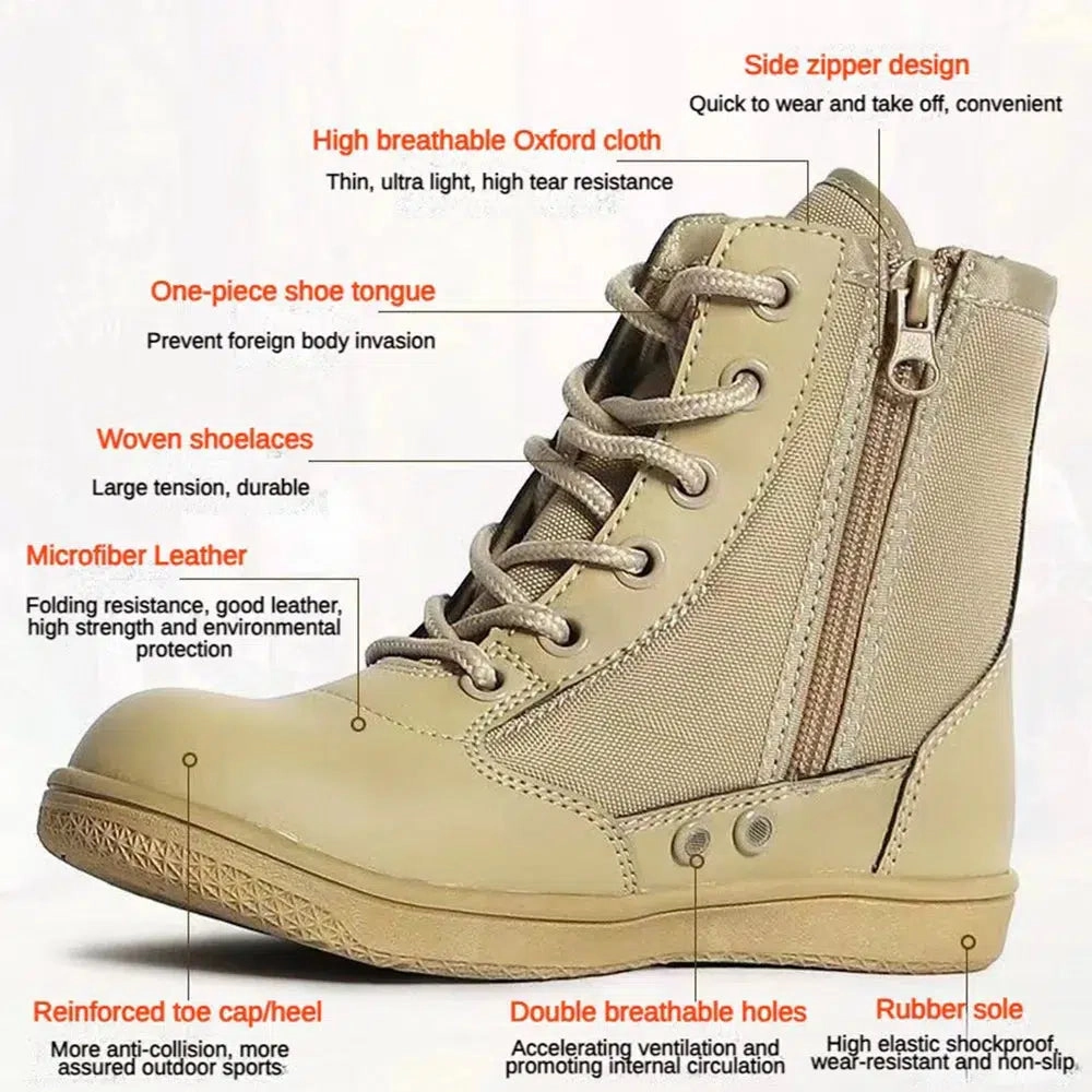 Best Hiking Snow Boots Kids Military Boots Training Outdoor Tactical Boots
