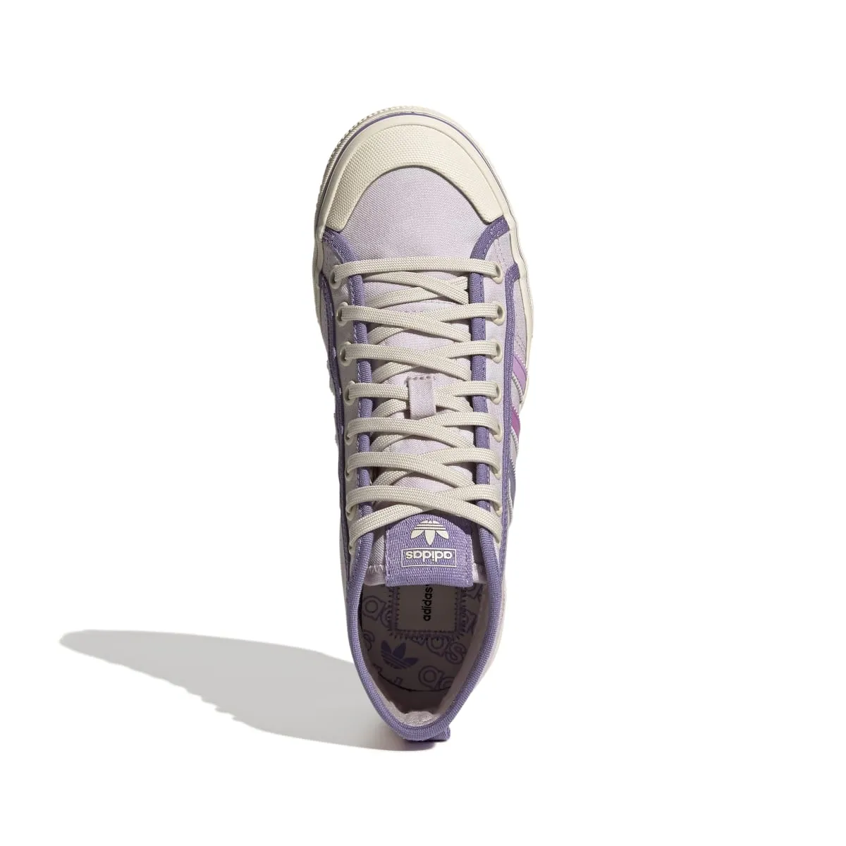 scientifically - designed warm weather ADIDAS GX4608 NIZZA PLATFORM MID WMN'S (Medium) Pink/Lilac/White Textile Lifestyle Shoes