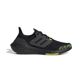 ADIDAS GX5915 ULTRABOOST 22 MN'S (Medium) Black/Black/Yellow Textile Running Shoes Impact-absorbing fit