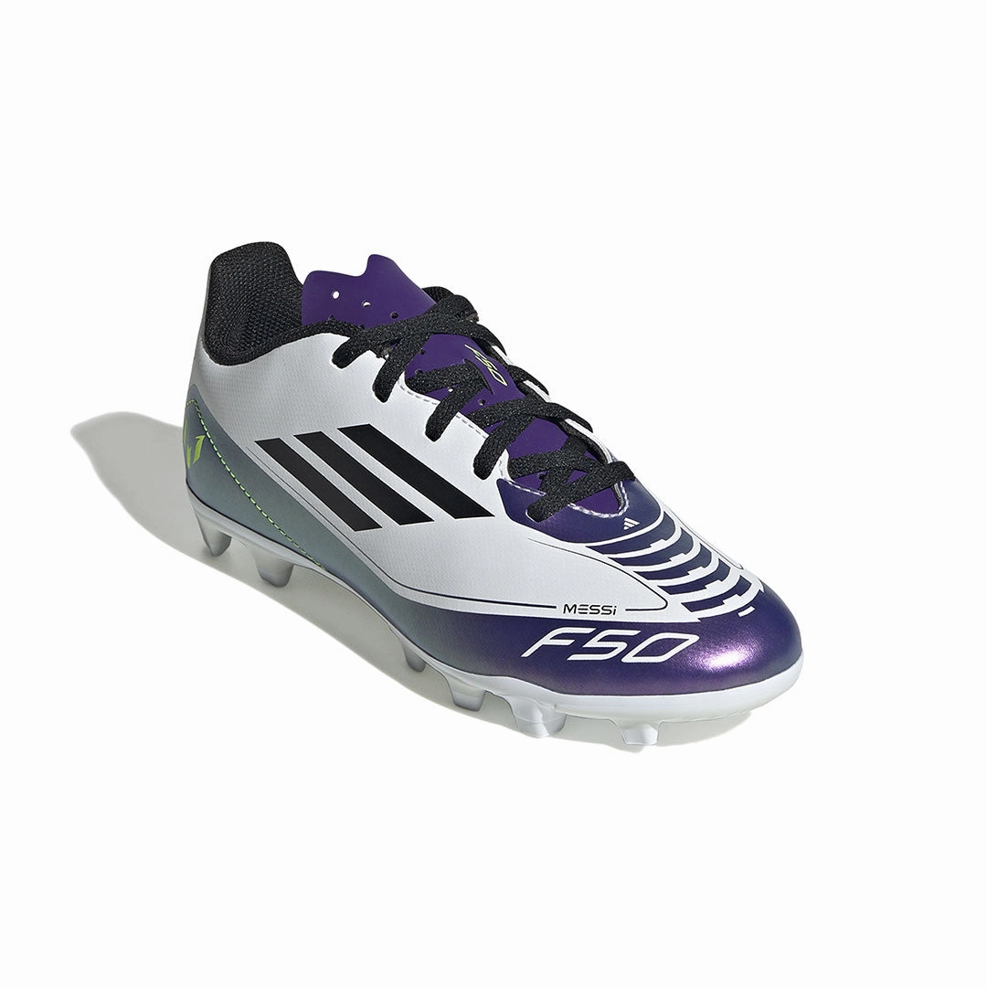 Soccer T90 Cleats adidas - Kids' (Preschool & Junior) F50 Club Messi Multi Ground Soccer Cleats (IE9088)