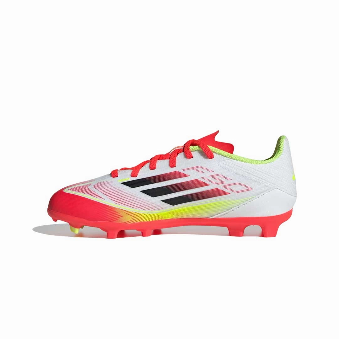 adidas - Kids' (Preschool & Junior) F50 League Firm/Multi Ground Soccer Cleats (IE3747) Types Of Cleats Soccer