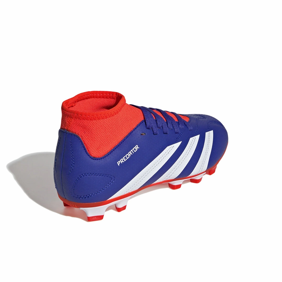 adidas - Kids' (Preschool & Junior) Predator Club Sock Flexible Ground Soccer Cleats (IF6363) Fg Vs Mg Soccer Cleats