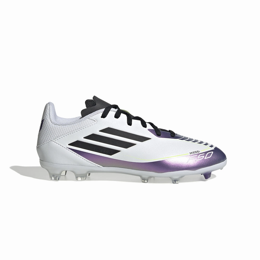 adidas - Kids' (Preschool) F50 League Messi Firm/Multi Ground Soccer Cleats (IE9089) Size 2 Soccer Cleats