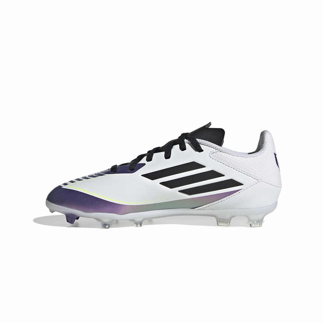 adidas - Kids' (Preschool) F50 League Messi Firm/Multi Ground Soccer Cleats (IE9089) Fg Ag Soccer Cleats