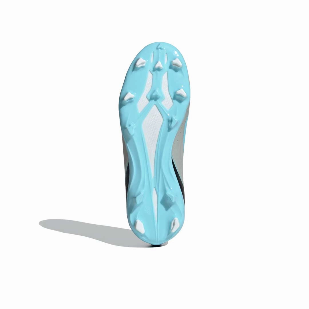 Blue Soccer Cleats adidas - Kids' (Preschool) X Crazyfast Messi.3 Firm Ground Soccer Cleats (IE4077)