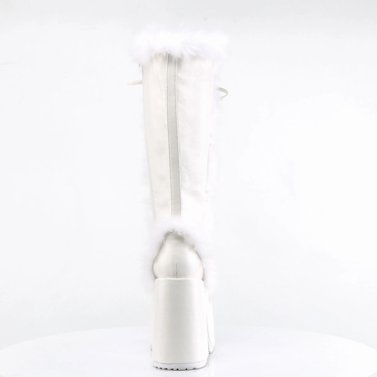 Turf Shoes Baseball Adidas CAMEL-311 DemoniaCult White Vegan Leather Sexy Women's Mid-Calf & Knee High Boots (Alternative Footwear)