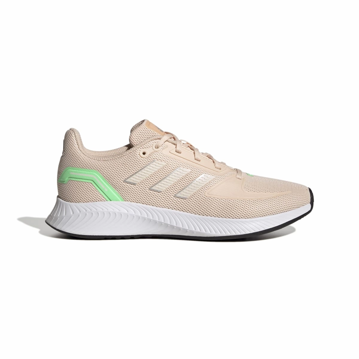 Flexible Comfort Shoes. Beach Friendly ADIDAS GV9573 RUNFALCON 2.0 WMN'S (Medium) Orange/Orange/Green Mesh Running Shoes