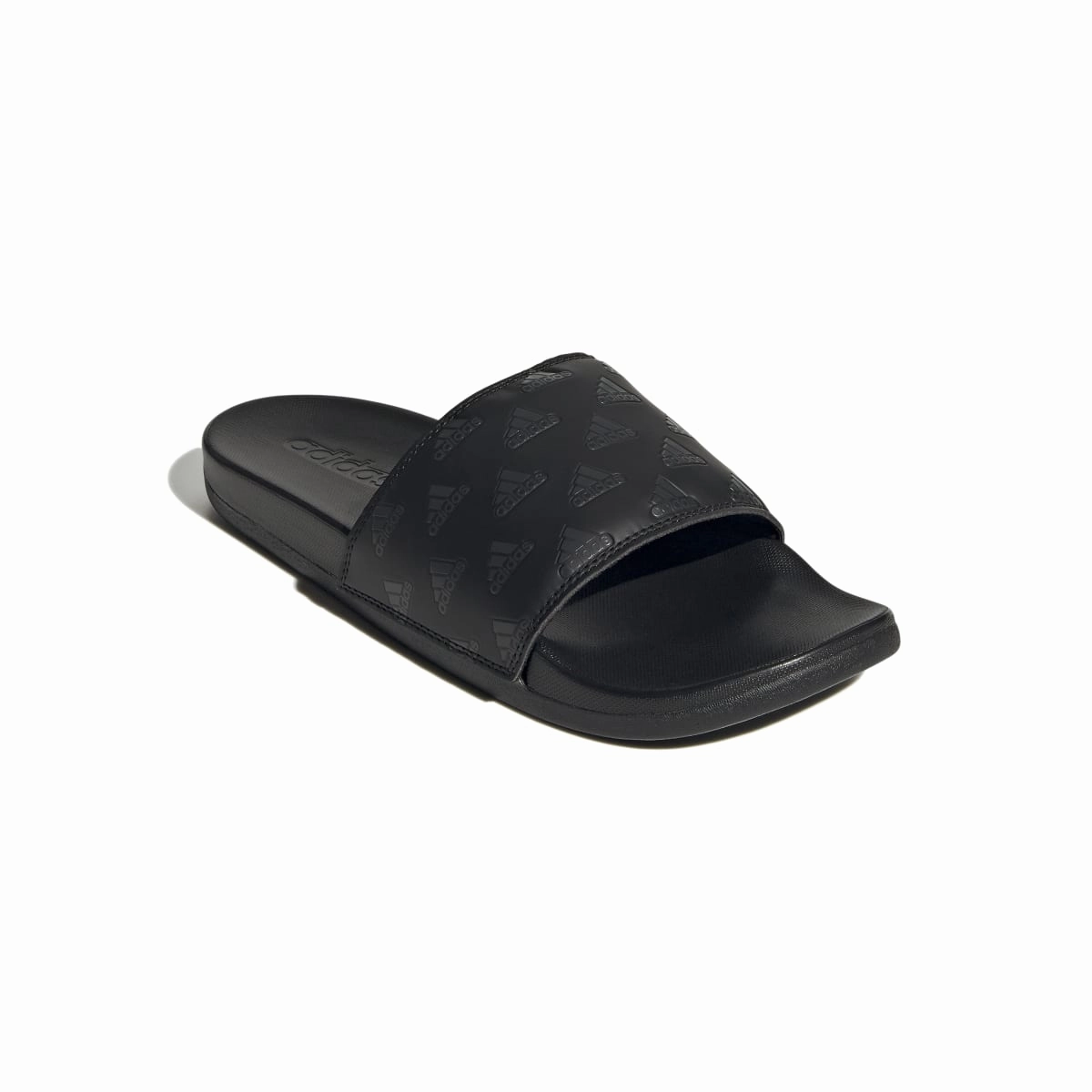 Glow Edge Lightweight Footwear ADIDAS GV9736 ADILETTE COMFORT MN'S (Medium) Black/Carbon/Black Synthetic Sandals