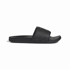 Practical Features ADIDAS GV9736 ADILETTE COMFORT MN'S (Medium) Black/Carbon/Black Synthetic Sandals