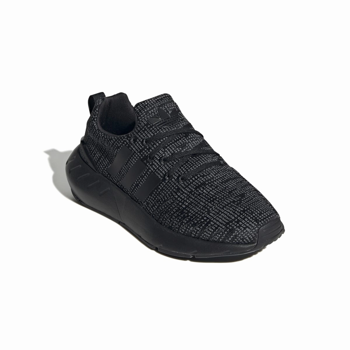 Classy flair Flexi Fit ADIDAS GW8166 SWIFT RUN 22 JR'S (Medium) Black/Grey/White Mesh/Knit Running Shoes