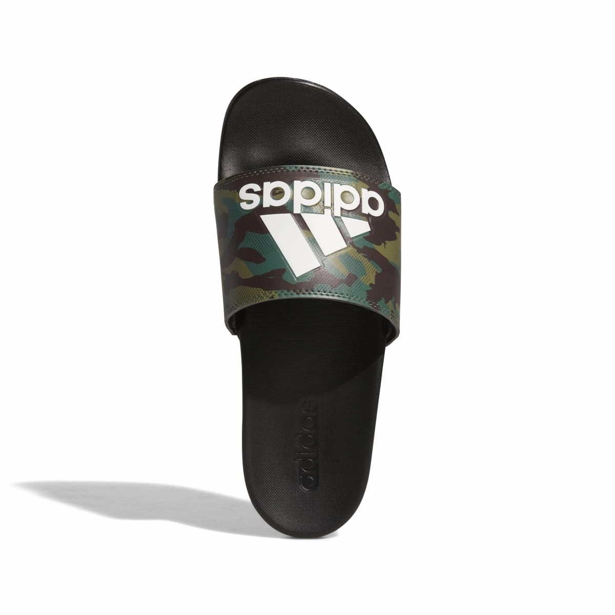 Molded Insole Bold Neon ADIDAS GW9647 ADILETTE COMFORT MN'S (Medium) Black/Black/White Synthetic Sandals