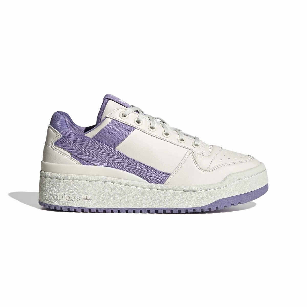 Soft Lining ADIDAS GX4617 FORUM BOLD WMN'S (Medium) White/White/Lilac Synthetic Lifestyle Shoes