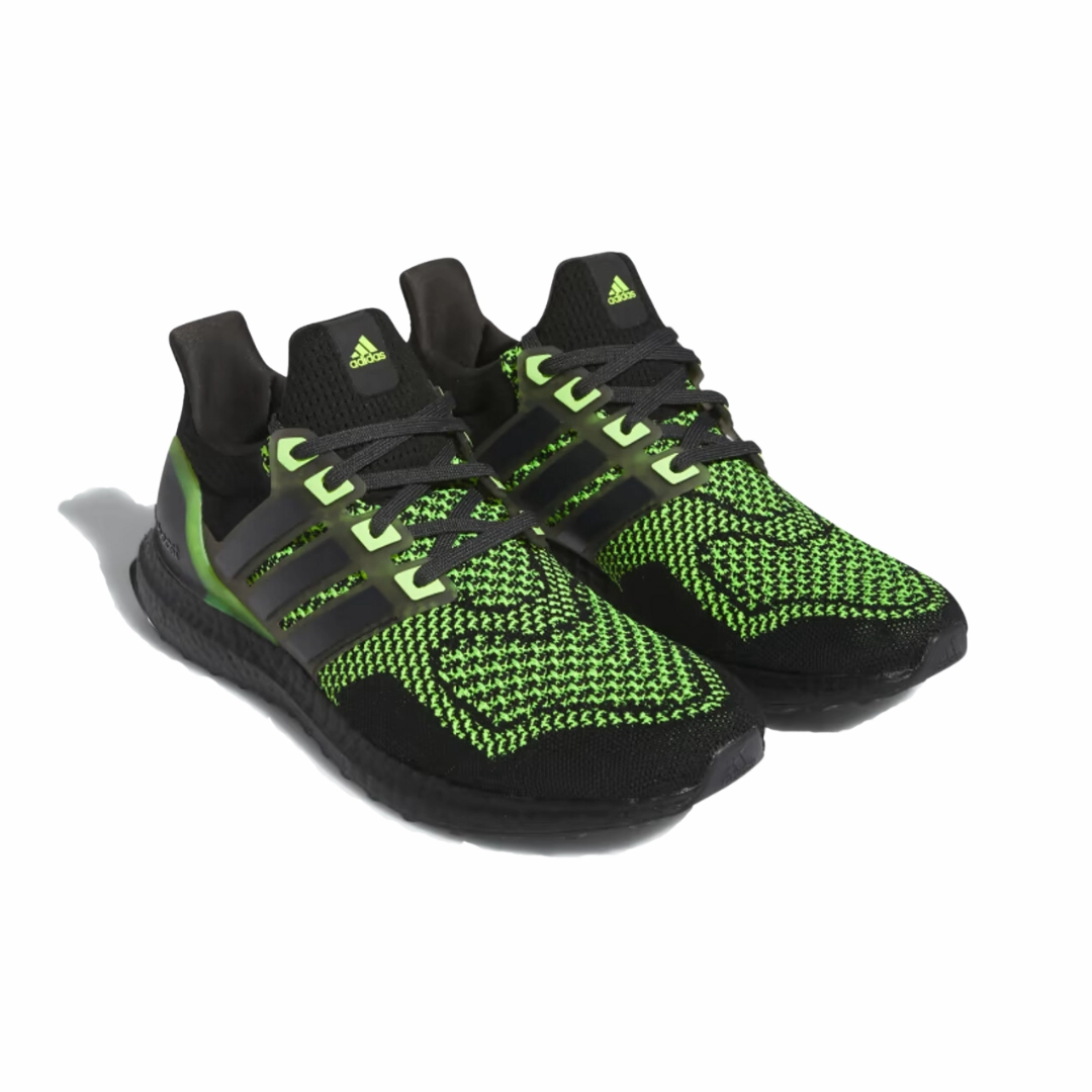 Dynamic Fit Balance Focus ADIDAS ID9682 ULTRABOOST 1.0 MN'S (Medium) Black/Carbon/Lemon PrimeKnit Textile Running Shoes