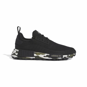 ADIDAS IE0521 NMD_R1 TR MN'S (Medium) Black/Black/Silver Textile Running Shoes Cool Design Modern Wear