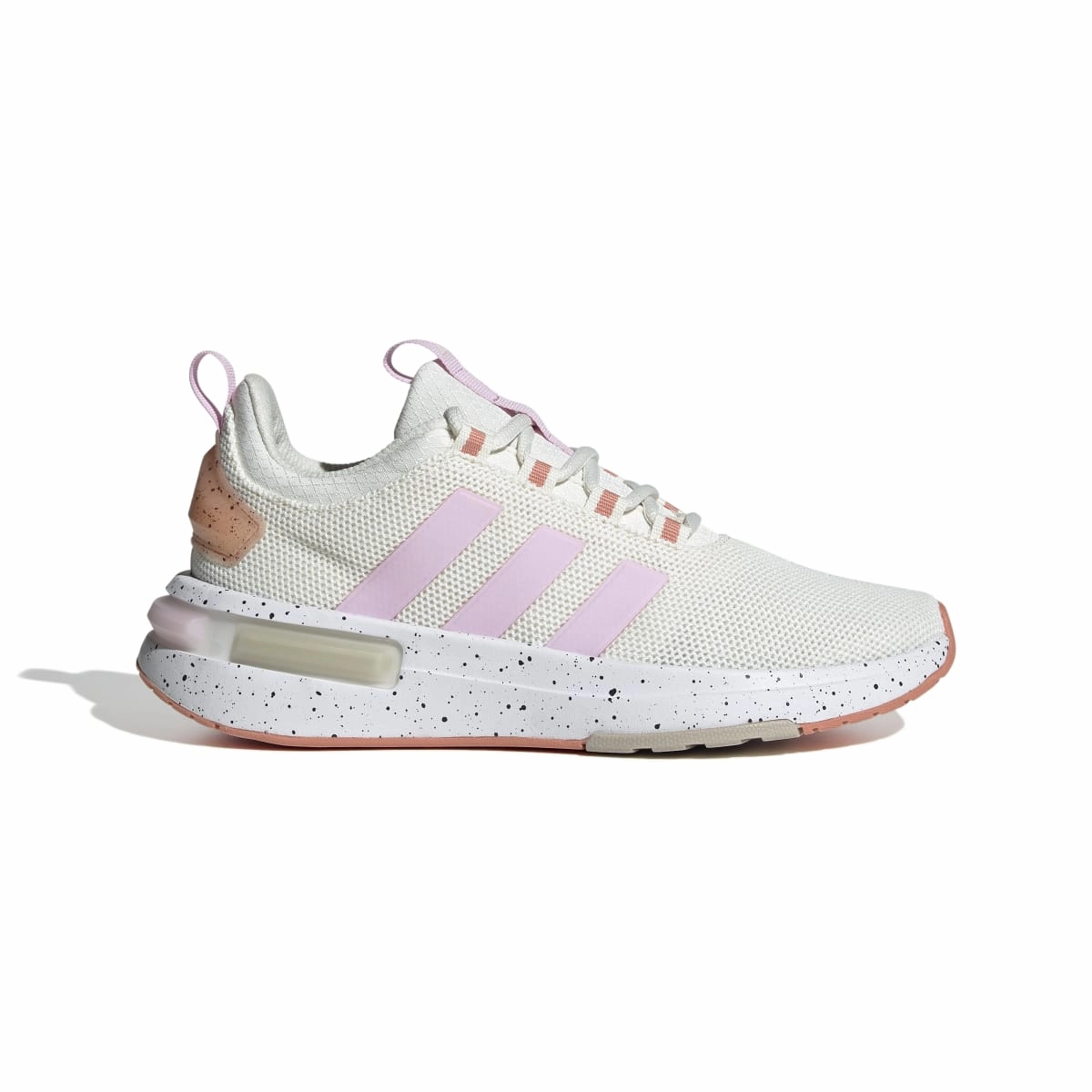 Resilient ADIDAS IF0044 RACER TR23 WMN'S (Medium) White/Orchid/Beige Textile Running Shoes