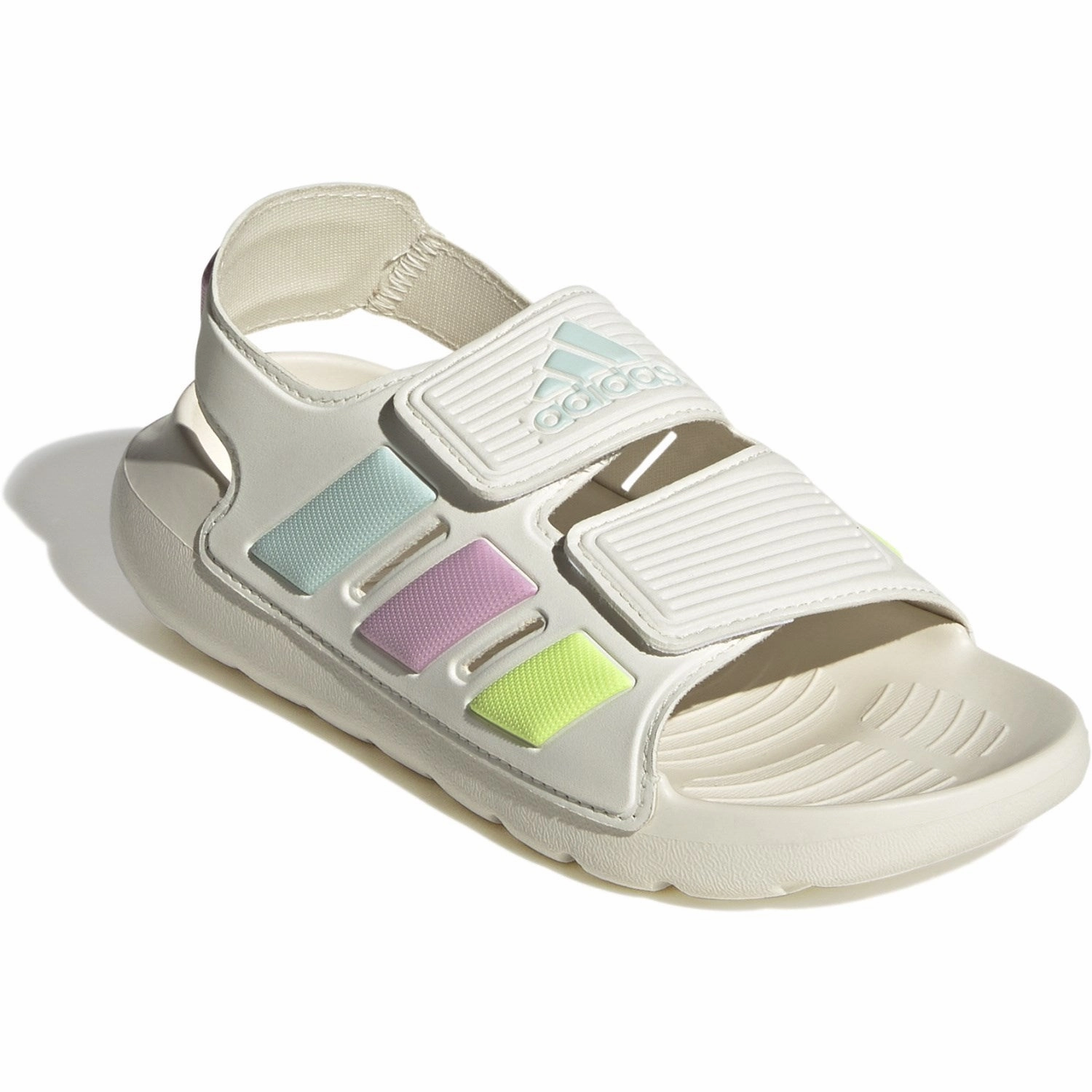 adidas Originals Off White/Bliss Lilac/Halo Mint Altaswim 2.0 C Sandal Thong Sandals