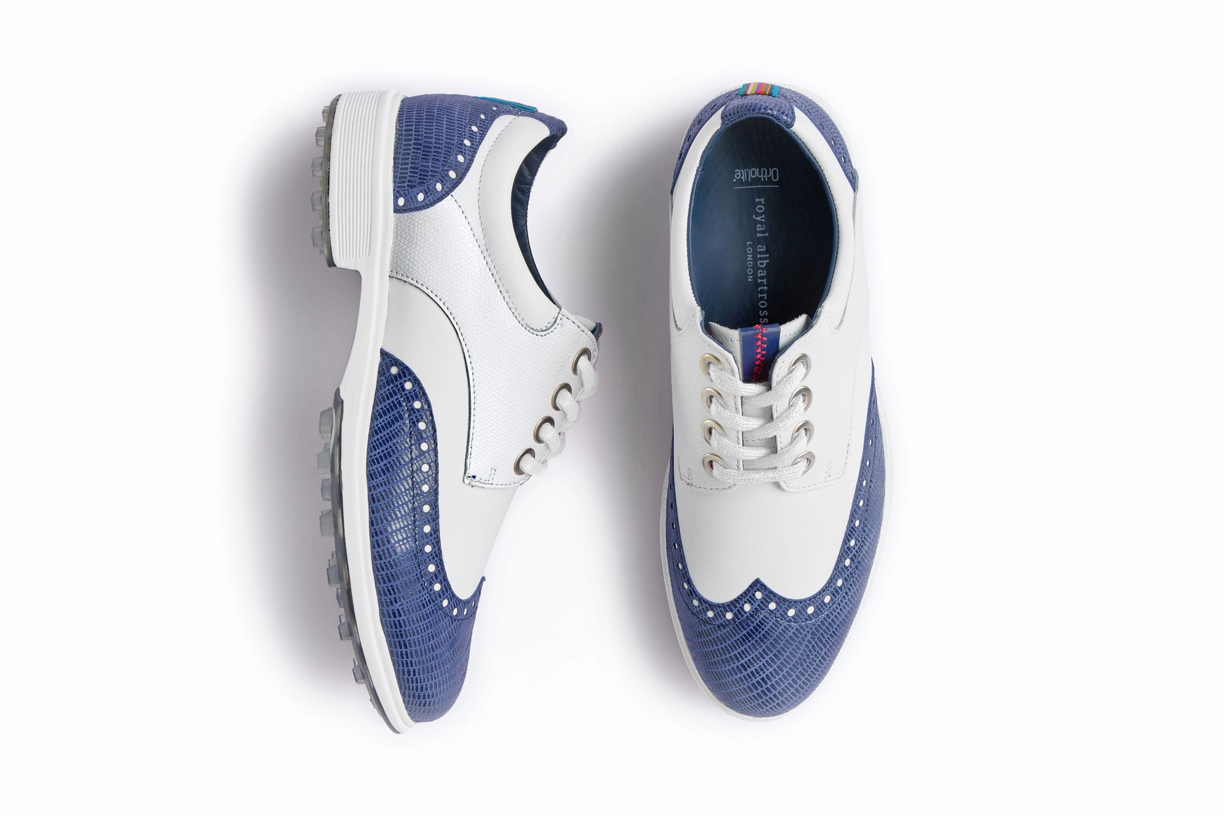Tailor | White/Navy Lifestyle Trainers