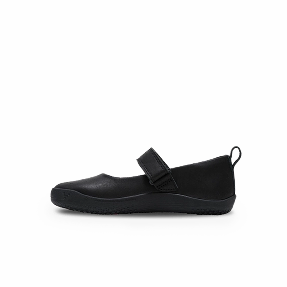 Boots That Zip Vivobarefoot Wyn School Preschool Obsidian