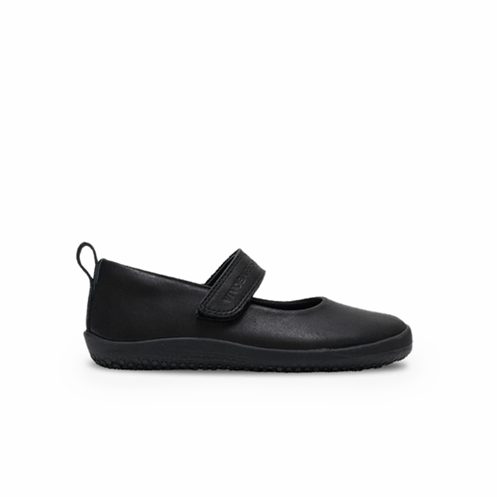 Vivobarefoot Wyn School Preschool Obsidian Square Boots