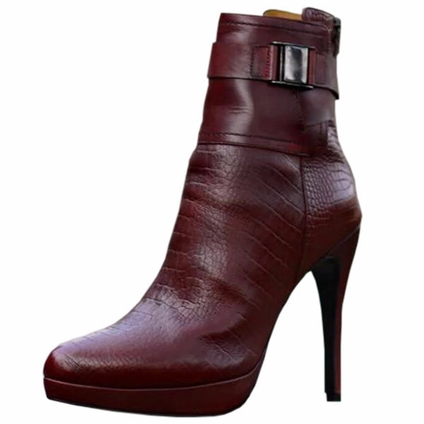 Kara Zini Handmade Slip-On Strap Style Red Boots Asics Gel Frequency 3 Walking Shoes