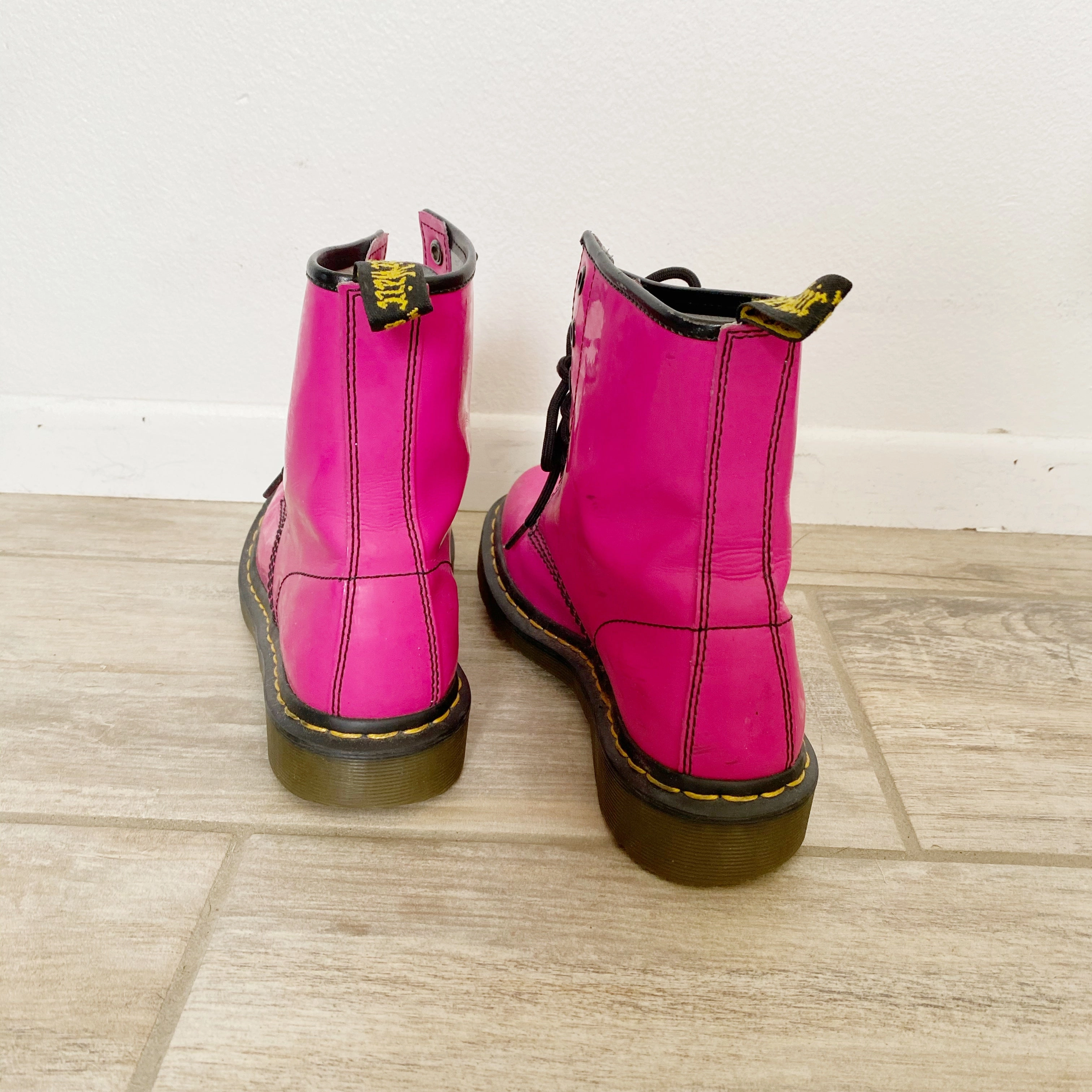 Dr. Martens Air Witz Luana Combat Boots size 7 Adidas Golf Shoes Tech Response