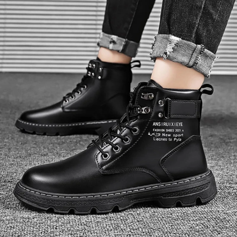 David Leather Ankle Boots Adidas Gucci Shoes