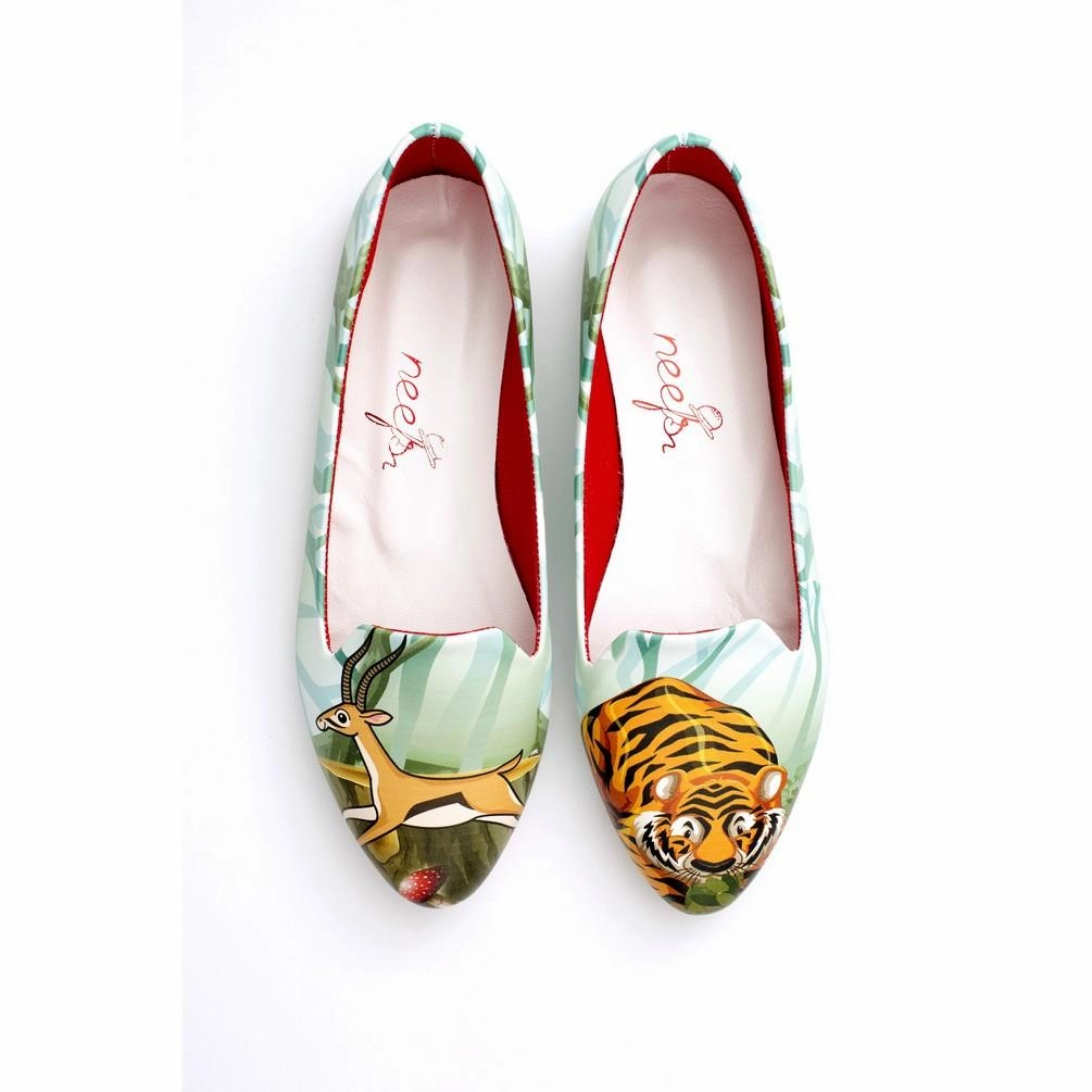 Earth Base Peace Step Wild Life Ballerinas Shoes NBL218