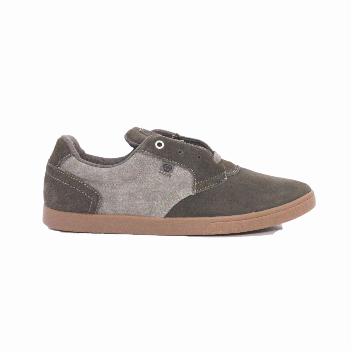 CIRCA 100008-CGM JCO1 MN'S (Medium) Charcoal/Gum Suede & Canvas Skate Shoes Model Day