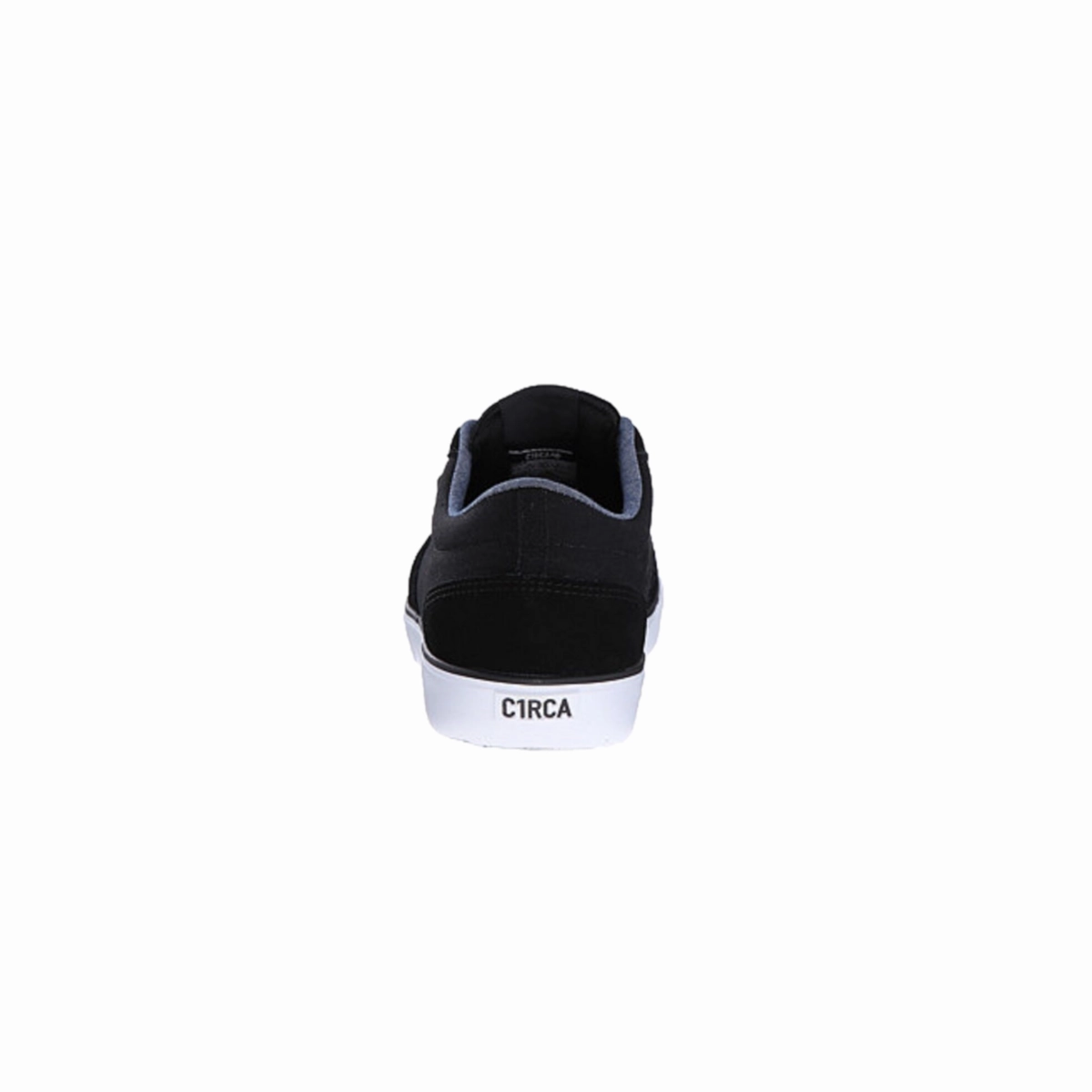 Comfort Padding CIRCA 100130-BKWT HESH 2.0 MN'S (Medium) Black/White Suede & Canvas Skate Shoes